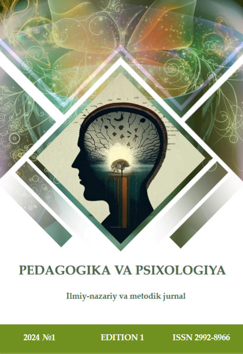 PEDAGOGIKA VA PSIXOLOGIYA cover