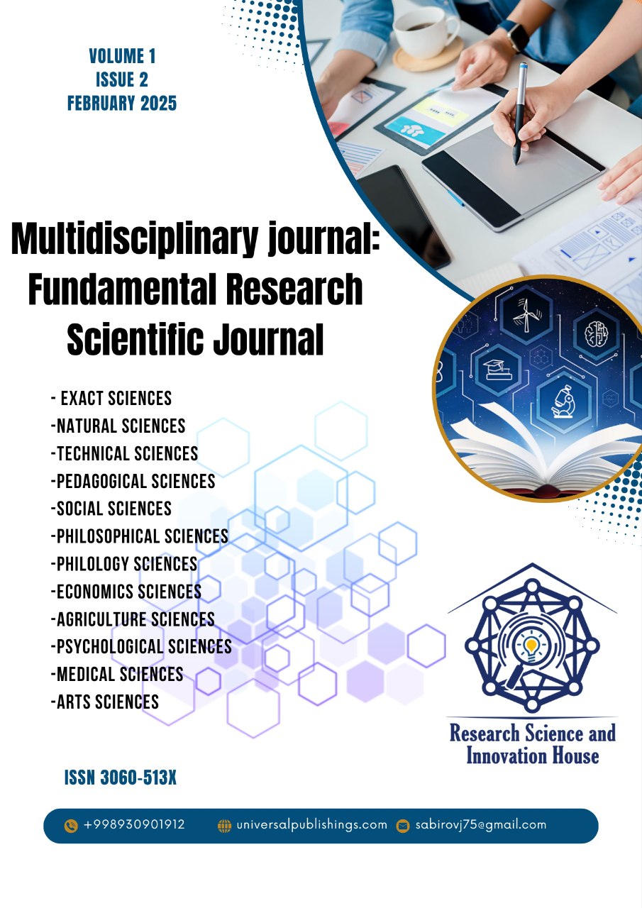 MULTIDISCIPLINARY JOURNAL: FUNDAMENTAL RESEARCH SCIENTIFIC JOURNAL cover